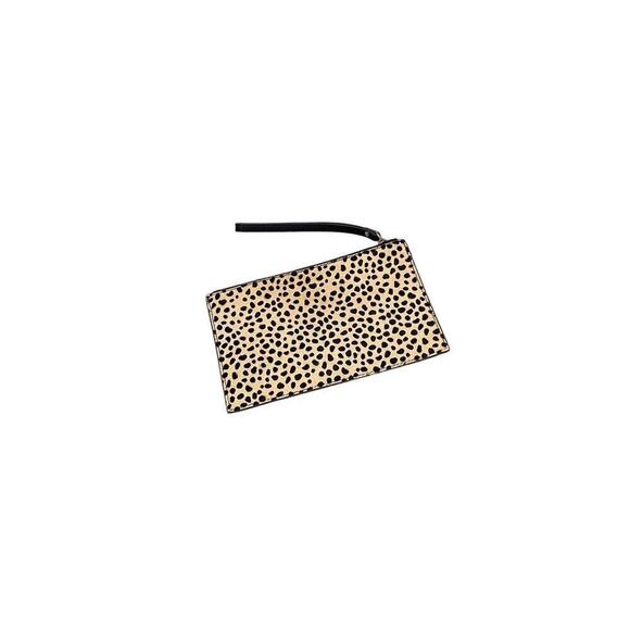 Aimee Kestenberg Cheetah Hair Calf Leather Wristlet - Picture 1 of 7